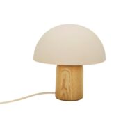 Lampe de table blanc cassé--Blanc-Hannun