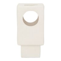 Lampe de table en pierre blanche 18 * 18 * 38 cm-Pierre-Blanc-Urban Nature Culture