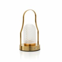 Lampe de table fer et laiton 12
