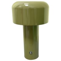 Lampe led à poser en metal vert--Vert-Happy Garden