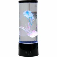 Lampe meduse 28 cm avec télécommande--Multicolore-I-Total