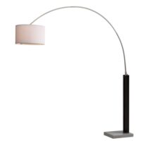 Lampe sur pied en le fer noir--Noir-Safavieh