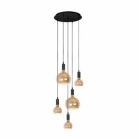 Lampe suspendue avec des ampoules flottantes--Noir-Atmooz