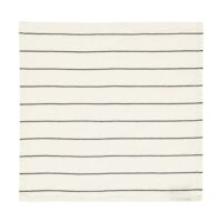 Llot de 4 serviettes de table en coton/lin ecru 45x45-Sensei Maison