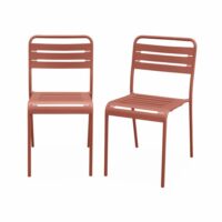 Lot de 2 chaises de jardin