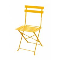 Lot De 2 Chaises Pliante Jaune Solaire ''Merida'' - Acier--Jaune-Essenciel Green
