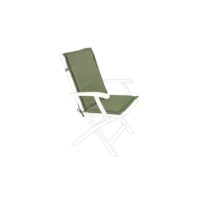 Lot de 2 coussins pour fauteuil de jardin non inclinable kaki-Lin-Vert-Hellin