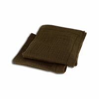 Lot de 2 serviettes de table en coton kaki 40x40cm-Coton-Vert-OGO Living