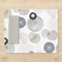 Lot de 2 sets de table gris 50x40 cm--Gris-Mint