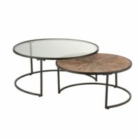 Lot de 2 tables basses 91 et 74