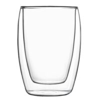 Lot de 2 Tasses à café en Verre double paroi