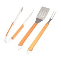 Lot de 3 accessoires de barbecue--Noir-Somagic