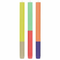 Lot de 3 bougies multicolor--Multicolore-Remember
