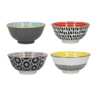 Lot de 4 Bols céramique Assorties-Céramique-Multicolore-KitchenCraft