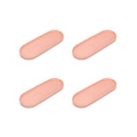 Lot de 4 plats de service rose en porcelaine 28