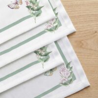 Lot de 4 serviettes en coton 45x45 cm-Coton-Multicolore-Naf Naf