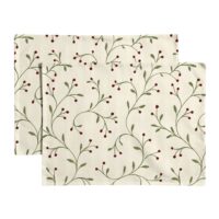 Lot de 4 sets de tables résistant anti-taches multicolore 35x50 cm--Multicolore-Muare Home
