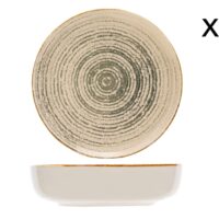 Lot de 6 Assiettes creuses en Grès