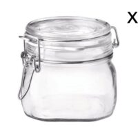 Lot de 6 Bocaux hermétique en Verre