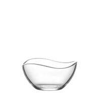 Lot de 6 coupelles forme vague 31cl--Transparent-Novastyl