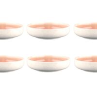 Lot de 6 grands bols en grès rose d22--Rose-Björn
