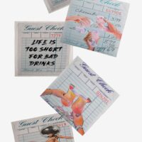 Lot de 6 serviettes à cocktail carrées en tissu-Tissu-Multicolore-RNT by Really Nice Things