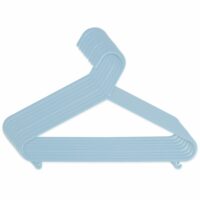 Lot de 8 cintres bleu tendance--Bleu-Bieco