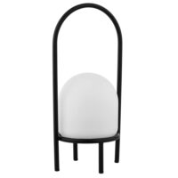 Luminaire de terrasse en plastique noir-Plastique-Noir-Lindby