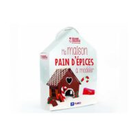 Maison pain d epices a modeler FIMO--Rouge-Graine Créative