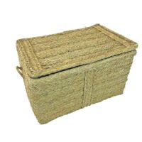Malle en fibres naturelles 70 x 50 x 51 cm-Fibre-Beige-NATYAL