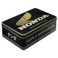 Maxi boîte à sucre métal honda motorcycles-Métal-Noir-Nostalgic Art