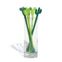 Mélangeur à cocktail cactus - Lot de 6--Vert-Qualy Design