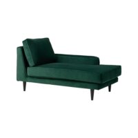 Méridienne tissu velours p150 vert emeraude-Tissu-Vert-CAMIF