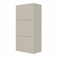 Meuble à chaussures suspendu grège 50 cm--Taupe-Selsey