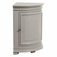 Meuble d'angle basse en bois blanc-Bois-Blanc-Interior's