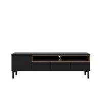 Meuble tv 1 porte et 3 tiroirs l155