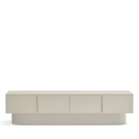 Meuble tv 4 portes en bois l200 cm - sable-Bois-Marron-TEULAT