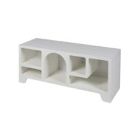 Meuble tv blanc 5 niches--Blanc-Fornord