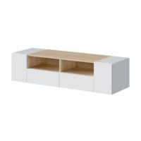 Meuble TV effet bois beige