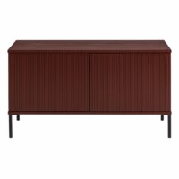 Meuble tv en bois de pin rouge bordeaux-Bois de Pin-Rouge-WOOOD