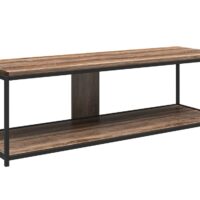 Meuble TV en effet bois-Bois-Marron-Dorel Home