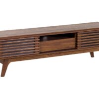 Meuble tv marron foncé--Marron-Beliani