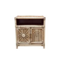 Mini cabinet en rotin--Beige-Terracotta
