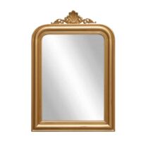 Miroir 110x78 cadre en pin or-Bois de Pin-Doré-Robin des Bois