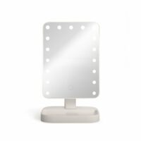 Miroir de maquillage lumineux gris--Gris-Livoo