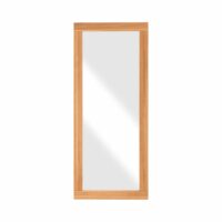 Miroir en hêtre massif h120 cm--Marron-CAMIF