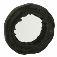 Miroir irrégulier en bois de paulownia noir-Bois de Paulownia-Noir-Faye