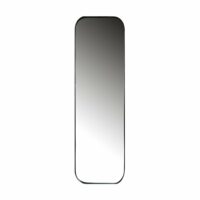 Miroir rond en métal noir 40x170-WOOOD