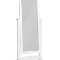 Miroir sur pieds en bois Blanc-Bois-Blanc-CLP