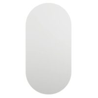 Miroir Verre blanc 80x40 cm-Verre-Blanc-Maison Chic